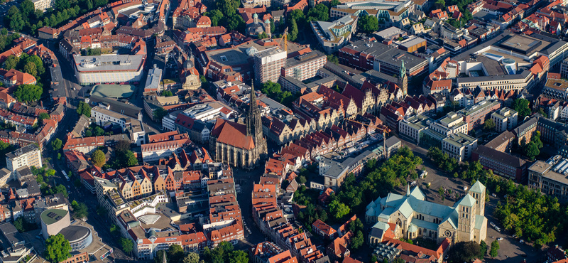 CityGames Münster: Münster von oben