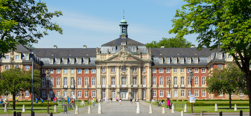 Das Schloss in Münster ist ein Wahrzeichen