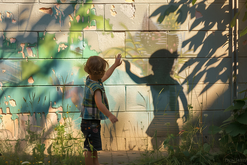 adorable-kid-playing-with-shadows CityGames Münster: Promenade in Münster
